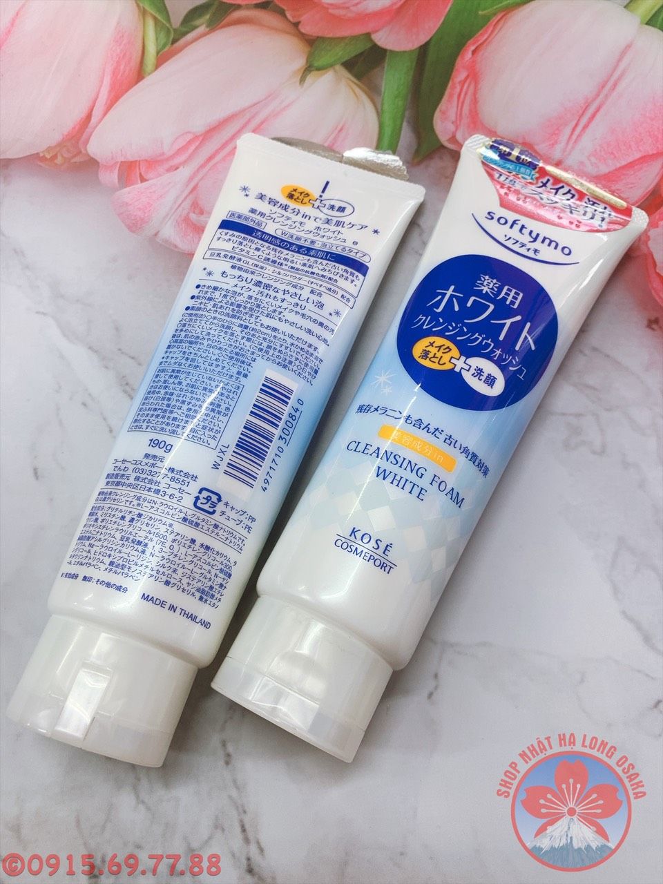 SOFTYMO CLEANSING FOAM WHITE 240g